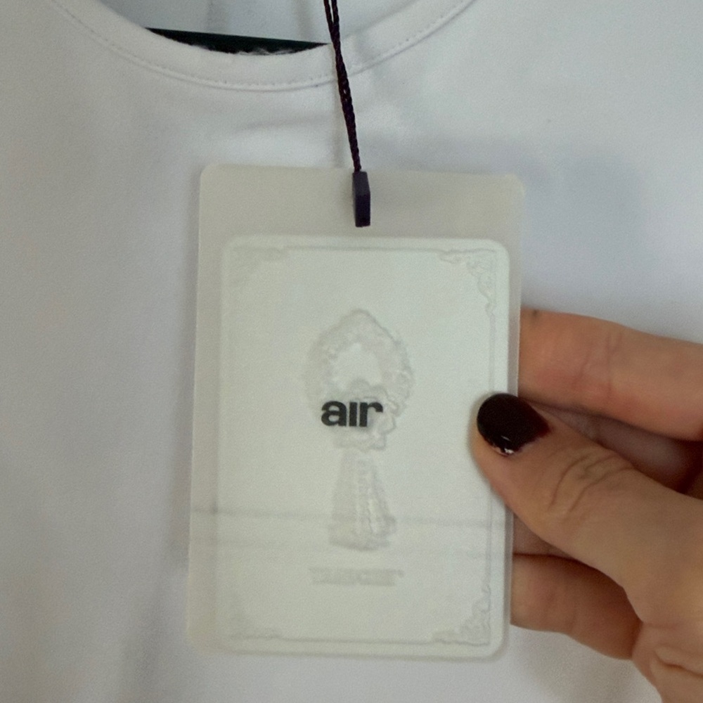NWT FIRM PRICE Tankair Cap Sleeve Baby Tee, Milk, Medium - Picture 5 of 6